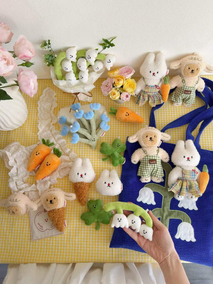 Daily White | Lamb Head Plush Charm