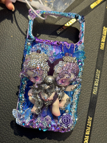 Skullpanda Handcrafted Diamond Phone Case