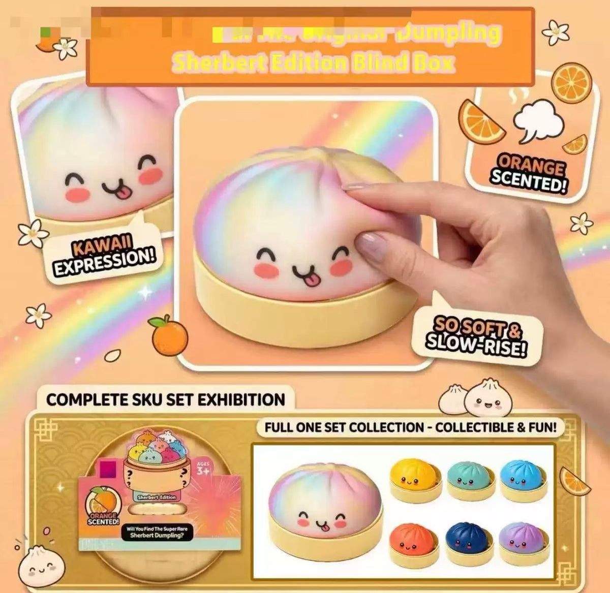 The Viral Mystery  Dumpling Sherebert Edition Squishy RMS