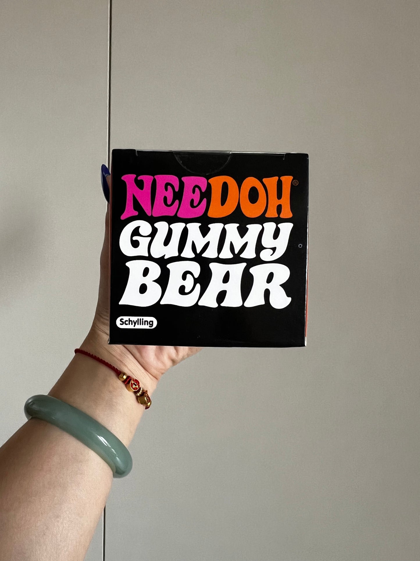 8cm NeeDoh Gummy Bear Squishy Toy, Jelly Filled Slow Rising Stress Relief Fidget Toy（Authentic）