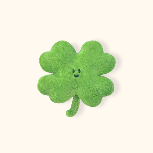 Daily White | Lucky Clover Plush Charm