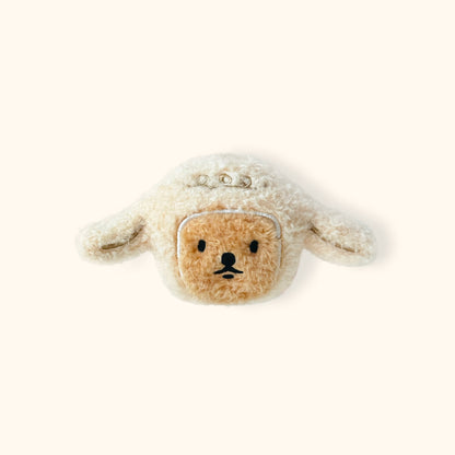 Daily White | Lamb Head Plush Charm