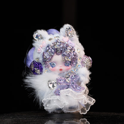 Skullpanda×My Little Pony Handcrafted Diamond Pendant