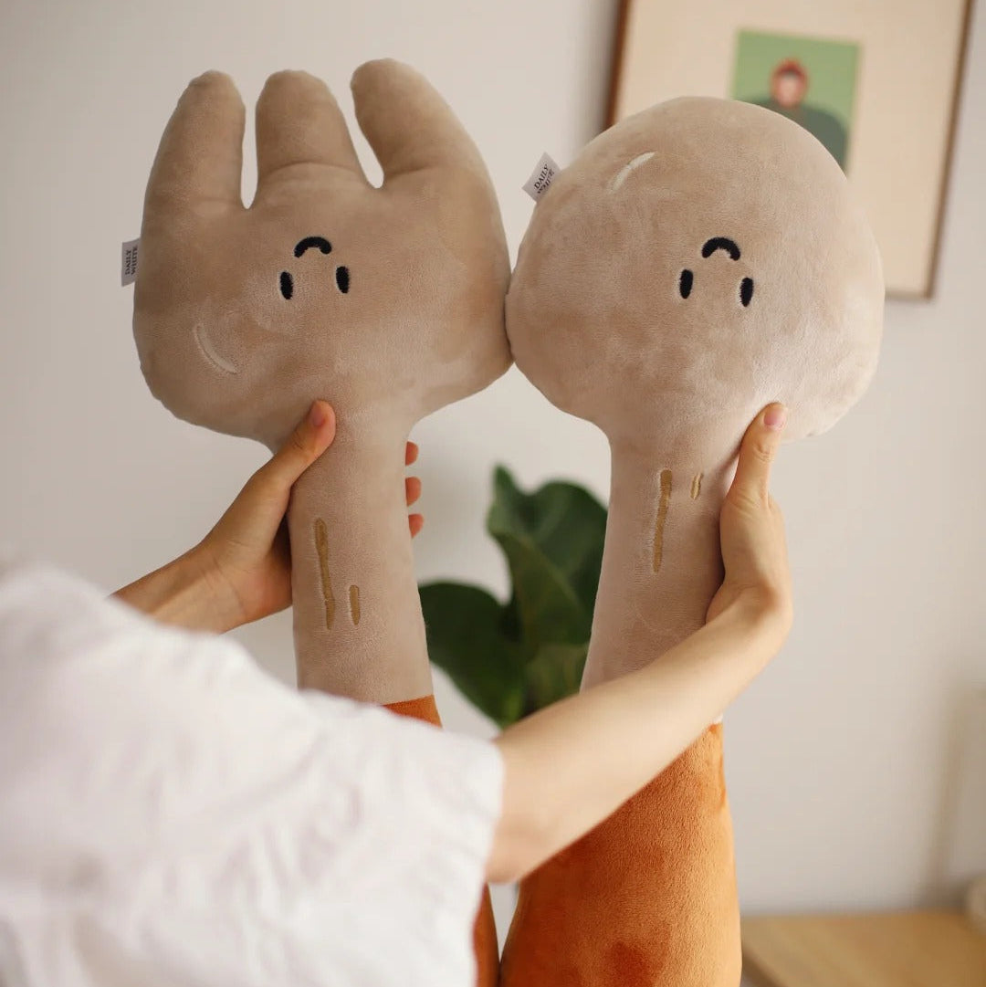 Daily White |  Tableware Plush Pillow